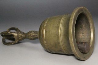 BT100 Japanese GOKOREI (Gilt - bronze Five - pronged Vajra Bell) Buddhism handbell 9