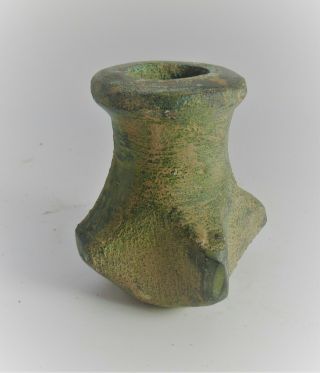 CIRCA 1000AD VIKING ERA NORDIC BRONZE MACE HEAD NORSE BATTLE OBJECT 2