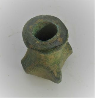 CIRCA 1000AD VIKING ERA NORDIC BRONZE MACE HEAD NORSE BATTLE OBJECT 3