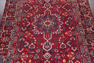 VINTAGE Geometric Bakhtiari Oriental Area Rug Hand - made LIVING ROOM Carpet 9x13 3