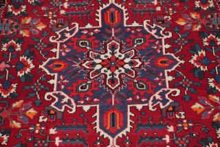 VINTAGE Geometric Bakhtiari Oriental Area Rug Hand - made LIVING ROOM Carpet 9x13 4