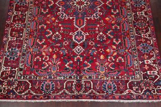 VINTAGE Geometric Bakhtiari Oriental Area Rug Hand - made LIVING ROOM Carpet 9x13 5