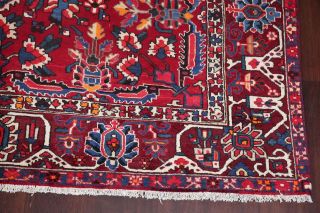 VINTAGE Geometric Bakhtiari Oriental Area Rug Hand - made LIVING ROOM Carpet 9x13 6