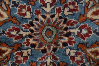 Vintage Traditional Floral RED & LIGHT BLUE Oriental Area Rug Hand - Knotted 9x13 11