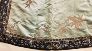 Chinese Embroidered Woman ' s Antique Robe With Prunus And Ruyi,  19th C 11