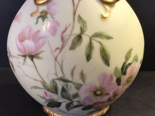 A French Porcelain Limoges Vase All Handpainted And Gilded Circa 1925 10