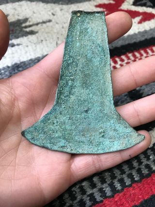 Mlc S2940 3 3/8” Oxidized Copper Tumi Or Hoe Money Artifact Relic X Shively Peru