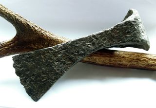 Uk Find - Rare Ancient Viking Axe Head - (type I (wheeler Iv)