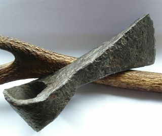 UK find - Rare ancient Viking axe head - (Type I (Wheeler IV) 2
