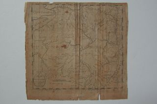 Rare 18th Century Map Pennsylvania O.  Carleton 1793