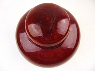 Chinese Flambé Globular Red Ginger Jar With Lid,  19th C 3