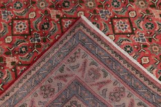 One - of - a - Kind Geometric Mahal Oriental Hand - Knotted 6x10 Wool Area Rug 11