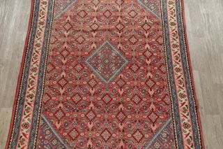 One - of - a - Kind Geometric Mahal Oriental Hand - Knotted 6x10 Wool Area Rug 3