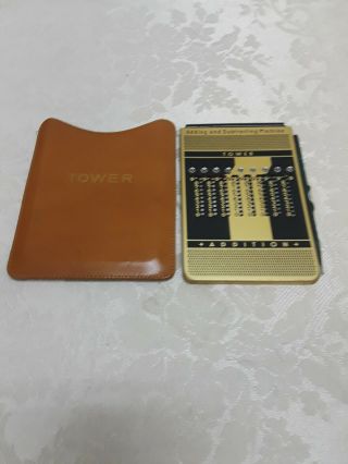 Vintage Tower Adding And Subtracting Machine