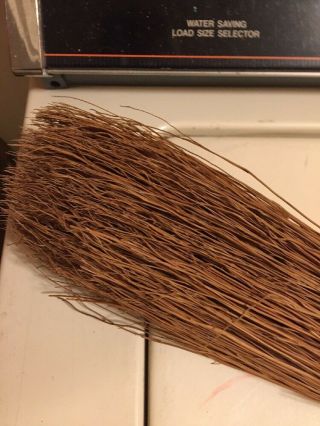 primitive antique straw whisk broom handmade Prim Shabby Chic Rustic Folk Art 4