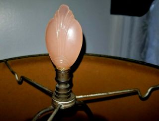 Aladdin lamp,  model G - 46,  Pear finial,  Moonstone,  Mantle Lamp,  Art Deco,  1935 2