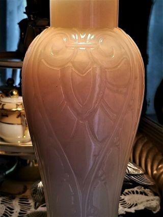 Aladdin lamp,  model G - 46,  Pear finial,  Moonstone,  Mantle Lamp,  Art Deco,  1935 8