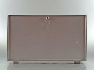 Retro Clock 01 - German JUNGHANS Desk Mid - Century Modernist Panton Era Silver 4