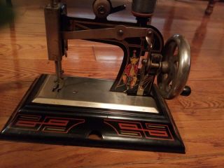 Rare British zone germany casiage 1016 tin sewing machine 7