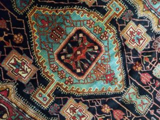 4.  10 x 7.  1 ANTIQUE BIJAR HERIZ RUG KAZAK VINTAGE SERAPI USHAK TRIBAL CAUCASIAN 10