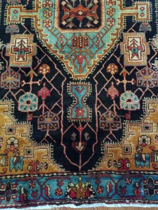 4.  10 x 7.  1 ANTIQUE BIJAR HERIZ RUG KAZAK VINTAGE SERAPI USHAK TRIBAL CAUCASIAN 7