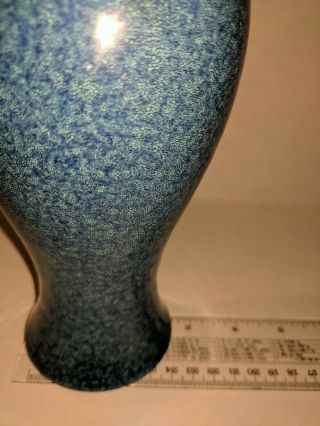 Chinese Vase Qing Dynasty Imperial Lazurite Porcelain Pottery 8 1/2 Inches 5