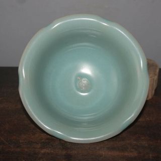 Chinese Old Longquan Kiln Pink Green Glaze Porcelain Bowl 2