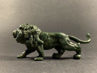 ANCIENT ROMAN BRONZE STATUETTE DEPICTING LION ANIMAL BEAST CIRCA 250 - 350AD 2