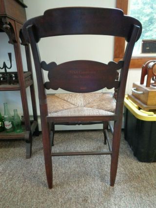 RARE Antique USS Constitution Limited Edition 275/500 Hitchcock Chair 7