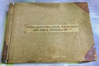 200,  Vintage Usgs Topographic York & Pennsylvania Maps Gas & Oil