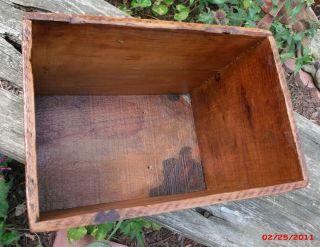 VINTAGE ADVERTISING WOODEN BOX WOOD OLD WESTPHAL NY HAIR TONIC GENERAL STORE 6