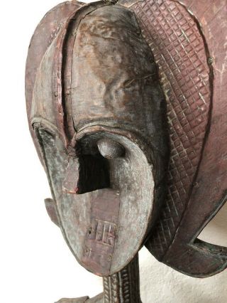 OLD African RELIQUARY FIGURE Copper Kota Mahongwe Gabon - Central Africa 12