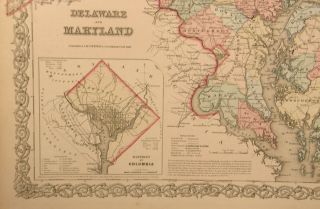 20 ANTIQUE STATE MAPS FROM 1859 COLTON ' S GENERAL ATLAS 3