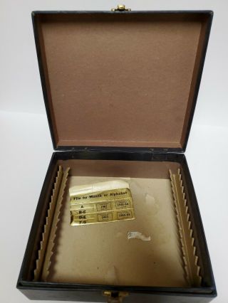 Antique Safe Guard Check Writer & Statement Box from First Natl Bank Mt Airy NC 11