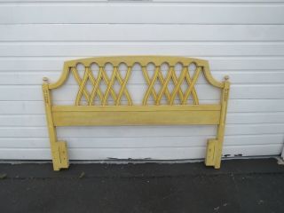French Full Queen Size Painted Headboard By Basic Witz 8473