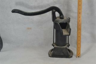 Antique Hand Water Pump Pitcher Black Cast Littlestown Pa.  Vg 14 "