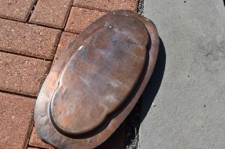 Craftsman Studios Hammered Copper tray Handmade 3