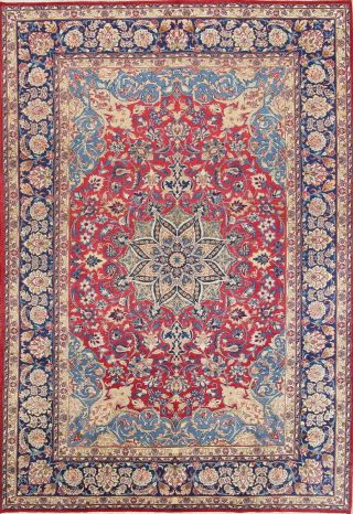 Traditional Oriental Area Rugs Hand - Knotted Wool Floral Carpet 9 X 12 Stunning