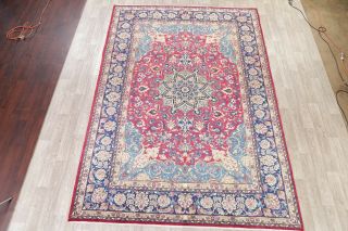 Traditional Oriental Area Rugs Hand - Knotted Wool Floral Carpet 9 x 12 STUNNING 2