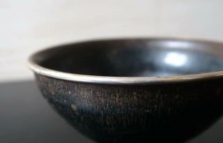 VERY RARE A ' JIAN  HARE ' S FUR  TENMOKU ' TEA BOWL SONG DYNASTY 12