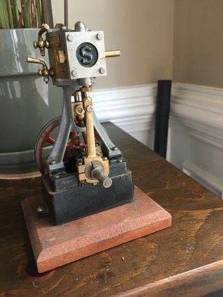 Antique Stuart vertical Model Steam Engine 3
