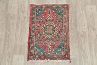 Malayer Area Rug 2x3 Wool Floral Oriental Hand - Knotted Rug RED 2