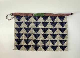Antique Yei Zulu African Geometric Arrows Beaded Skirt Apron