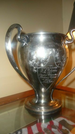 Antique Michigan State Fair Trophy 1907