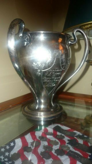 Antique Michigan State Fair Trophy 1907 2