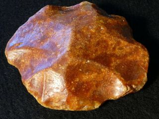 Wonderful Scraper 94mms Paleolithic Stone Age Homo Erectus Heidelbergensis Flint