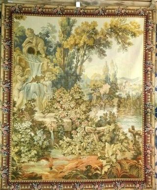 Antiquity Tapestry Fine Weave Made In France 16th Century Luxury Pattern 4 