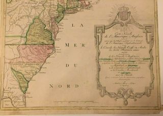 Map of the Thirteen Colonies by Matthieu Albert Lotter circa 1776 engraving 4