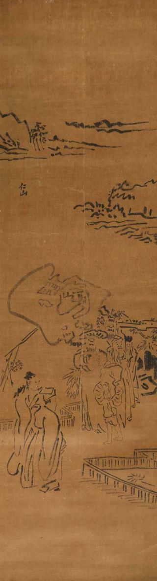 Sotheby’s Antique Chinese Painting Su Renshan (1814 - 1850) Figures in Landscape 10