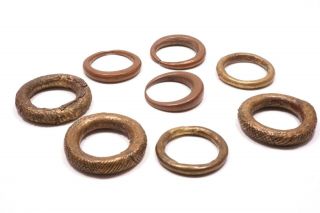 Antique Yoruba Brass Trade Rings